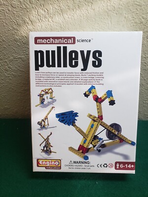 Engino Educational Mechanical Science Pulleys and Gears, New, Sealed