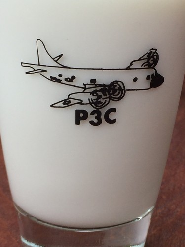 Barware Libby Glasses VP Patrol Squadron P3C Orion Navy Aircraft Woodpecker