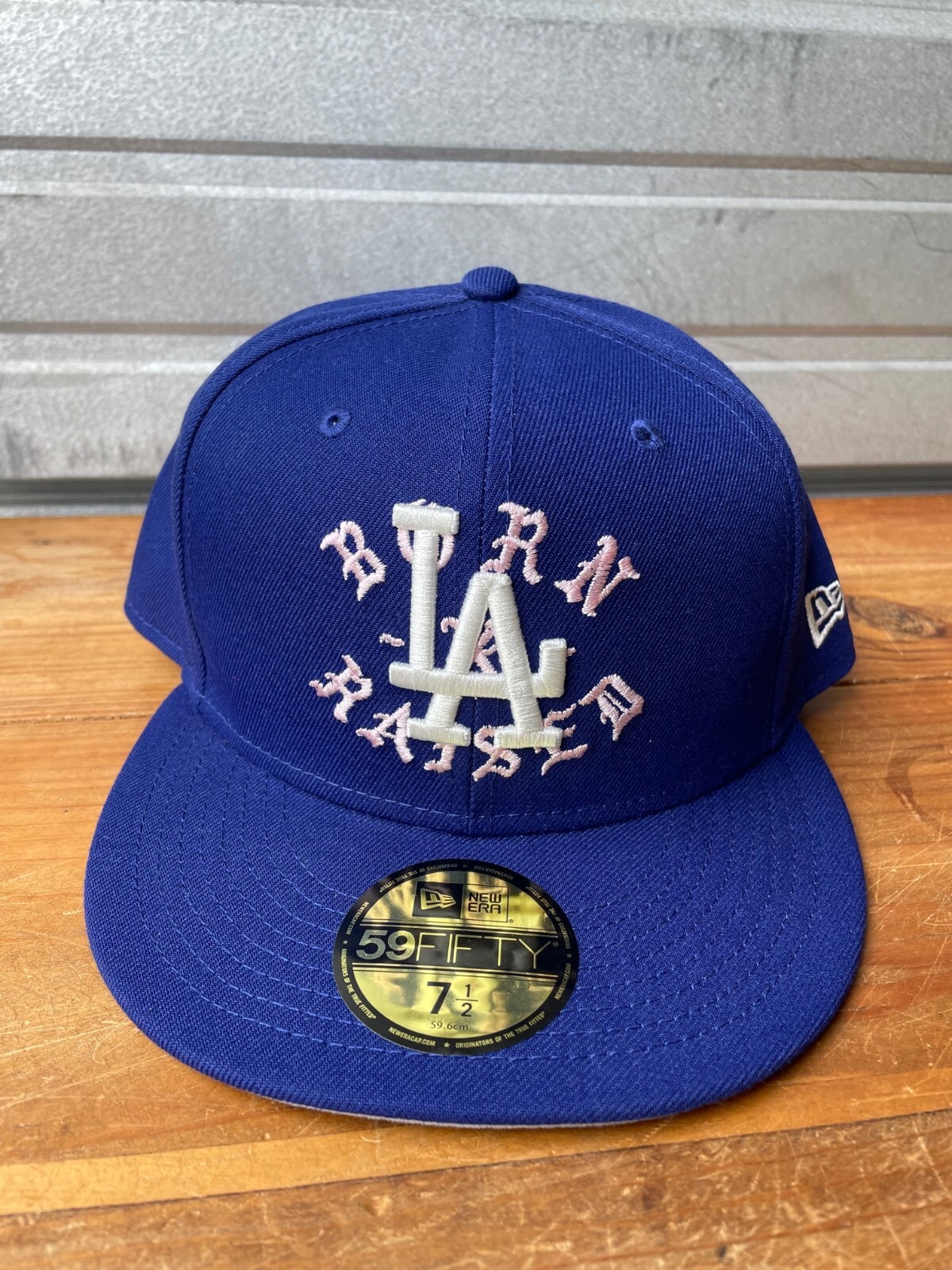 NWT Born x Raised Los Angeles Dodgers Blue Pink 59FIFTY NWT Born x Raised Los Angeles Dodgers Blue Pink 59FIFTY