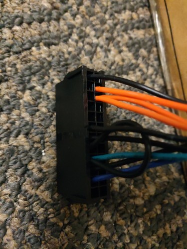 13.2cm 18AWG ATX 24P to Lenovo 10P 24pin to 10pin PSU Power Adapter Cable Cord