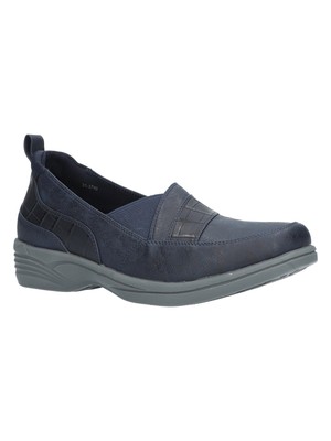 

Женские слипоны на танкетке SO LITE BY EASY STREET темно-синего крокодила, 7 м, Navy, FERNL