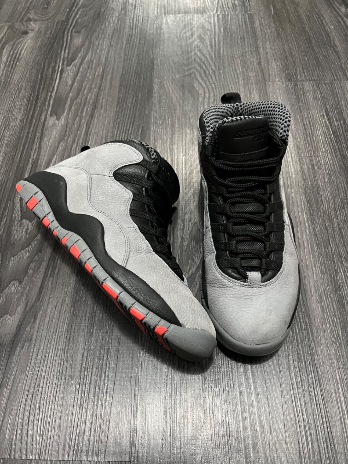 jordan 10 gray and black