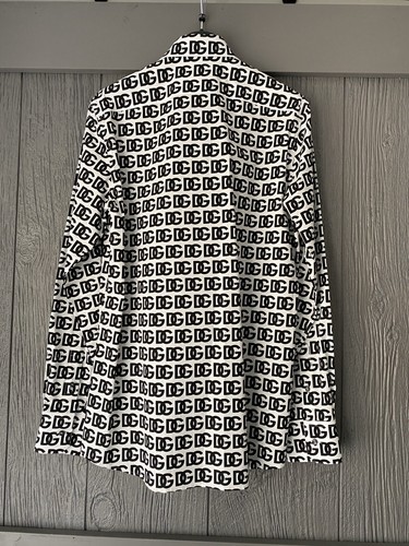 Pre-owned Dolce & Gabbana Dolce&gabbana Men's Dress Shirt Martini Fit Size It40 = 15 3/4 In White