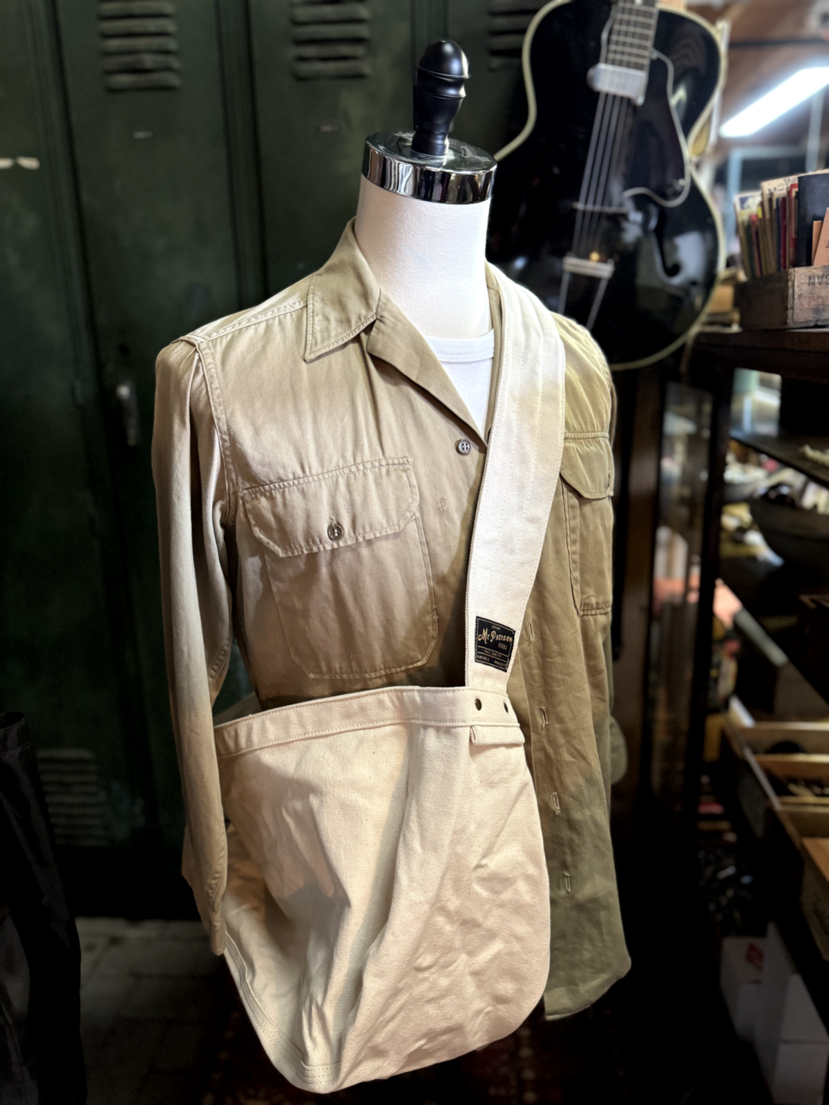 バッグ M&M CANVAS NEWS PAPER BAGI バッグ M&M CANVAS NEWS PAPER BAGI Canvas Newspaper bag