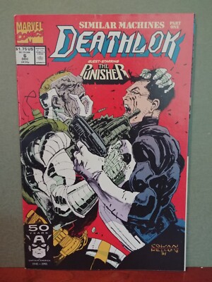 Deathlok #6 Dec 1991 Marvel Comics The Punisher Similar Machines Part 1  7.0
