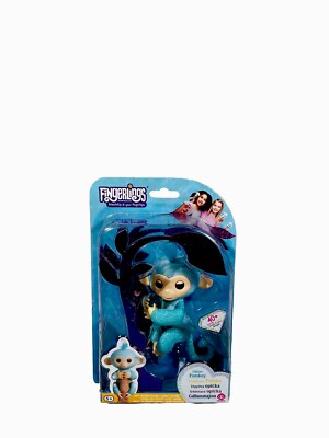 Fingerlings - Glitzer Äffchen Blau, Amelia