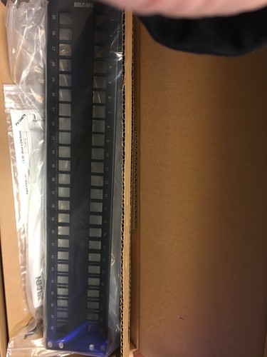 Belden AX103115 KeyConnect Patch Panel 48-Port Empty Black