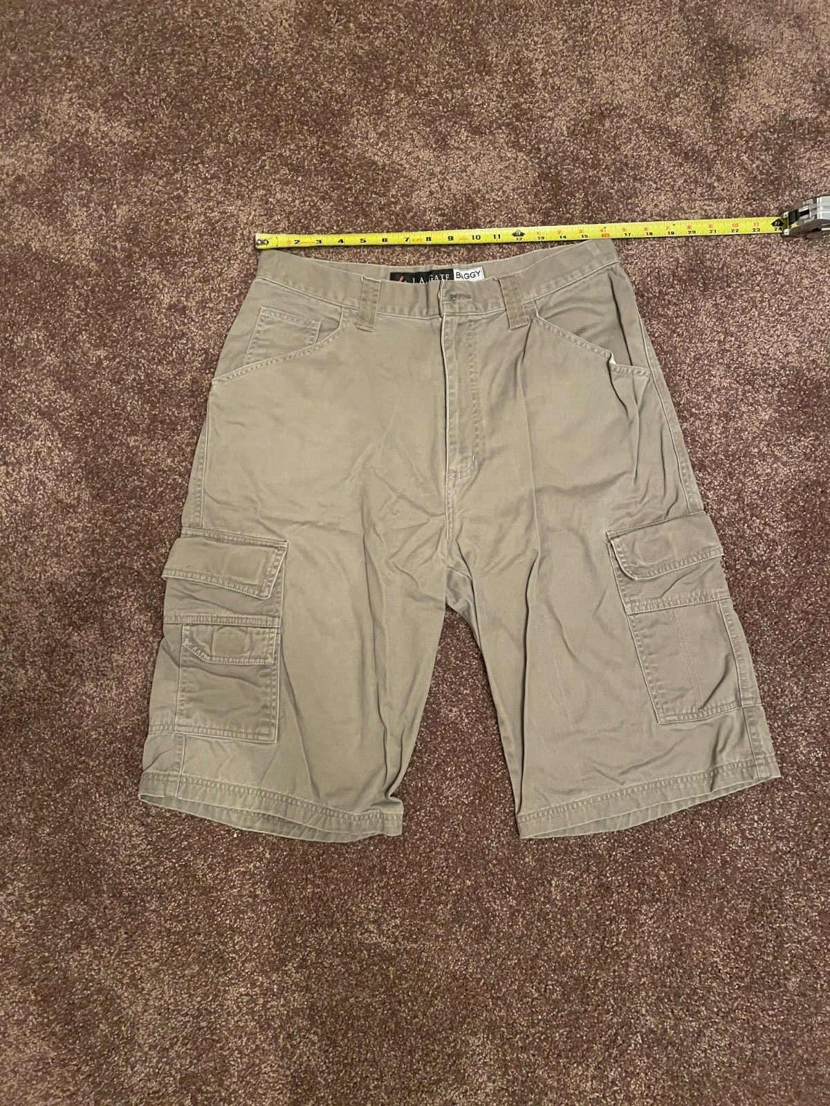 Vintage LA Gate Baggy Shorts with cargo pockets Grunge Skater