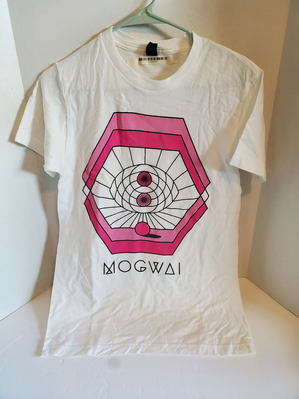 MOGWAI Official Band T Shirt NEW ADULT S SMALL WHITE DESIGN SHIPS FREE