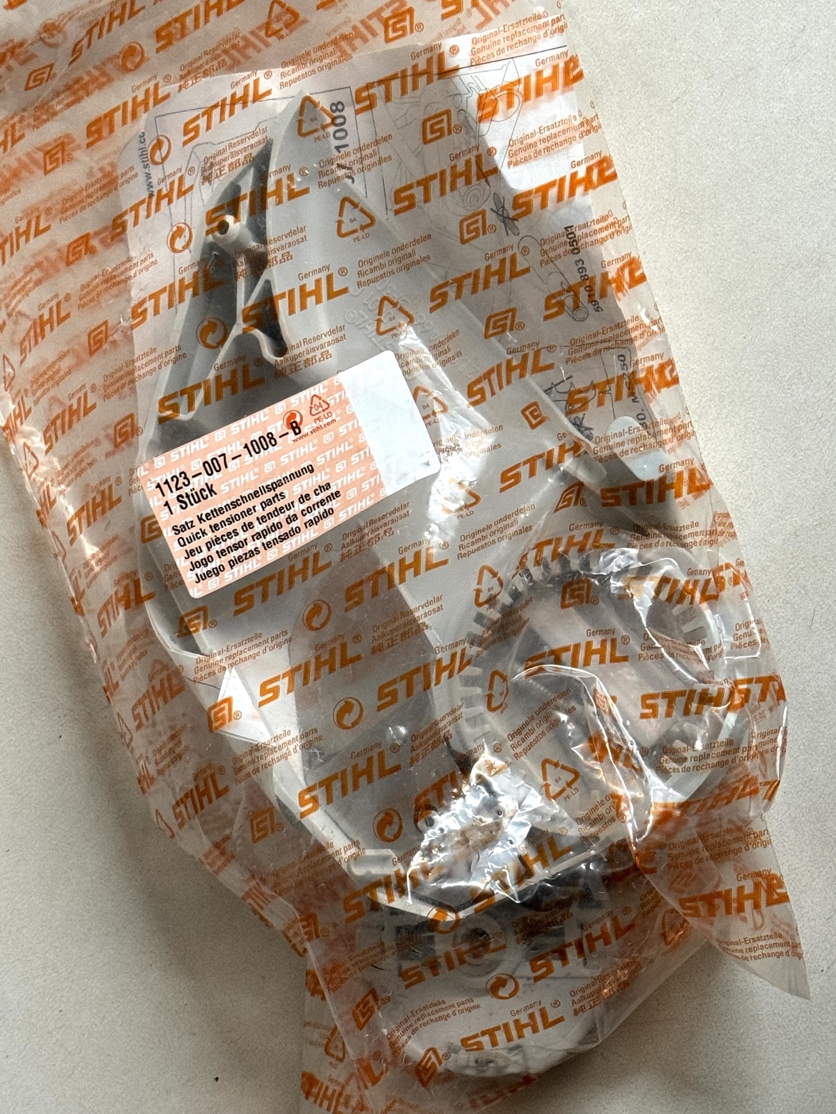 STIHL OEM QUICK TENSIONER KIT 1123 007 1008 FOR MS170 MS180 C-B C-BE AND MORE - Picture 8 of 8