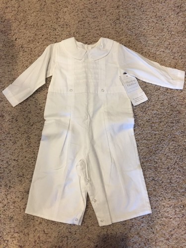 Strasburg White Jumper Romper 24 Months Baptism Christening NEW Boy Prince