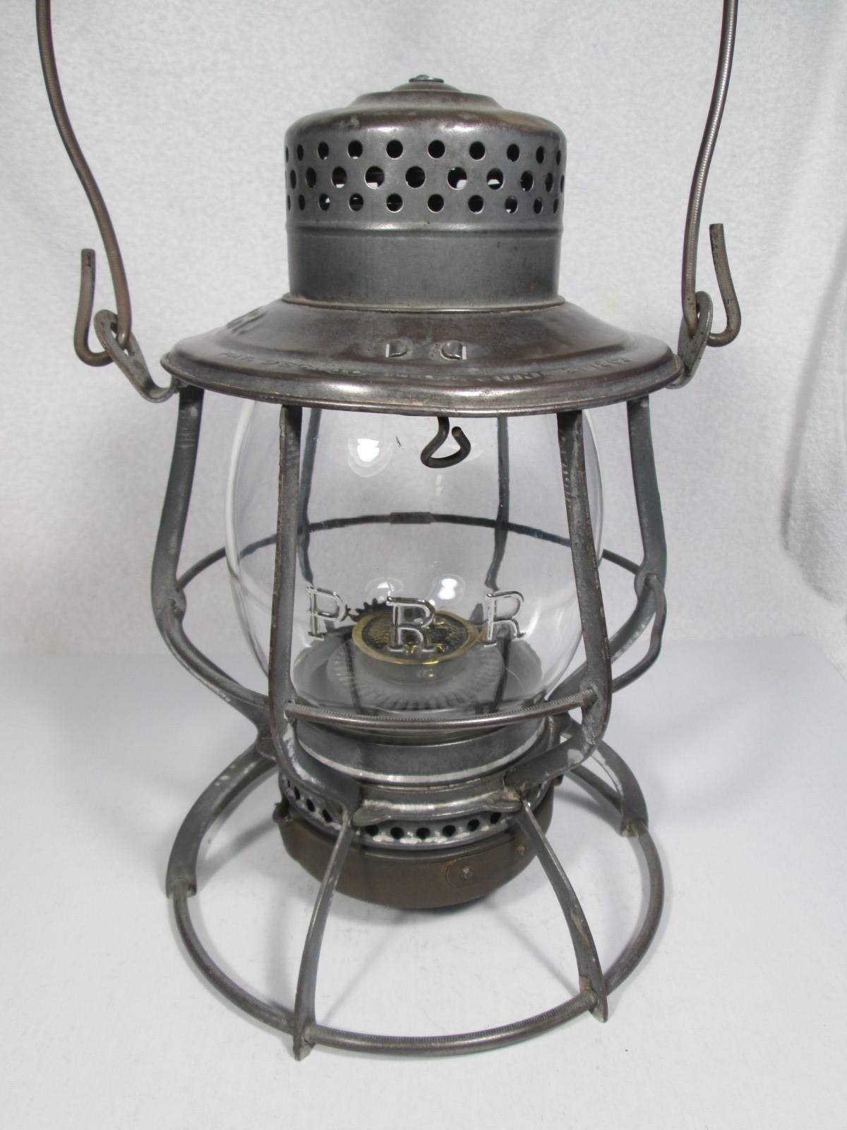 PRR Pennsylvania Railroad Keystone Casey Lantern w/Cast