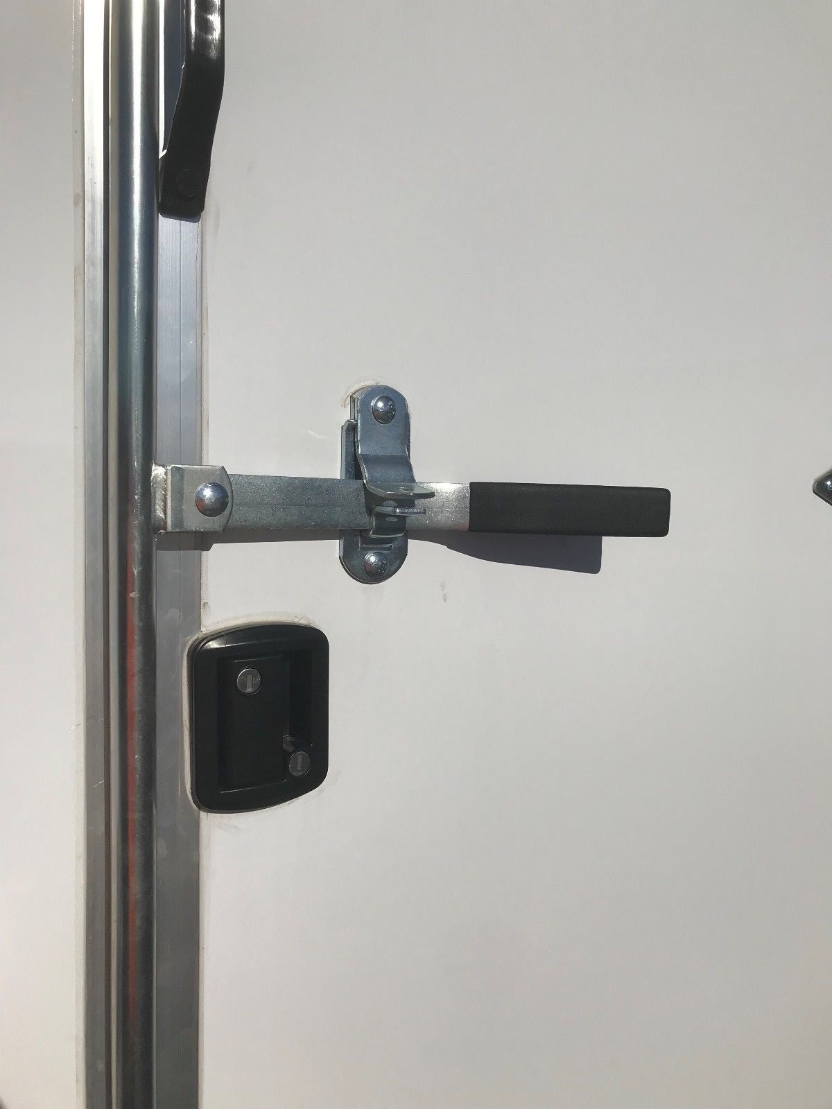 NEW 2019 7x18 V-Nosed Enclosed Cargo Motorcycle Trailer Ramp & Side Door