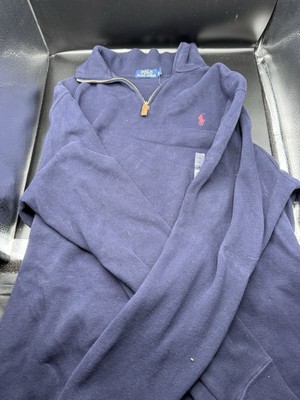 POLO RALPH LAUREN Half Zip Jumper Troyer Sweater Sweatshirt Pulli Pullover XL
