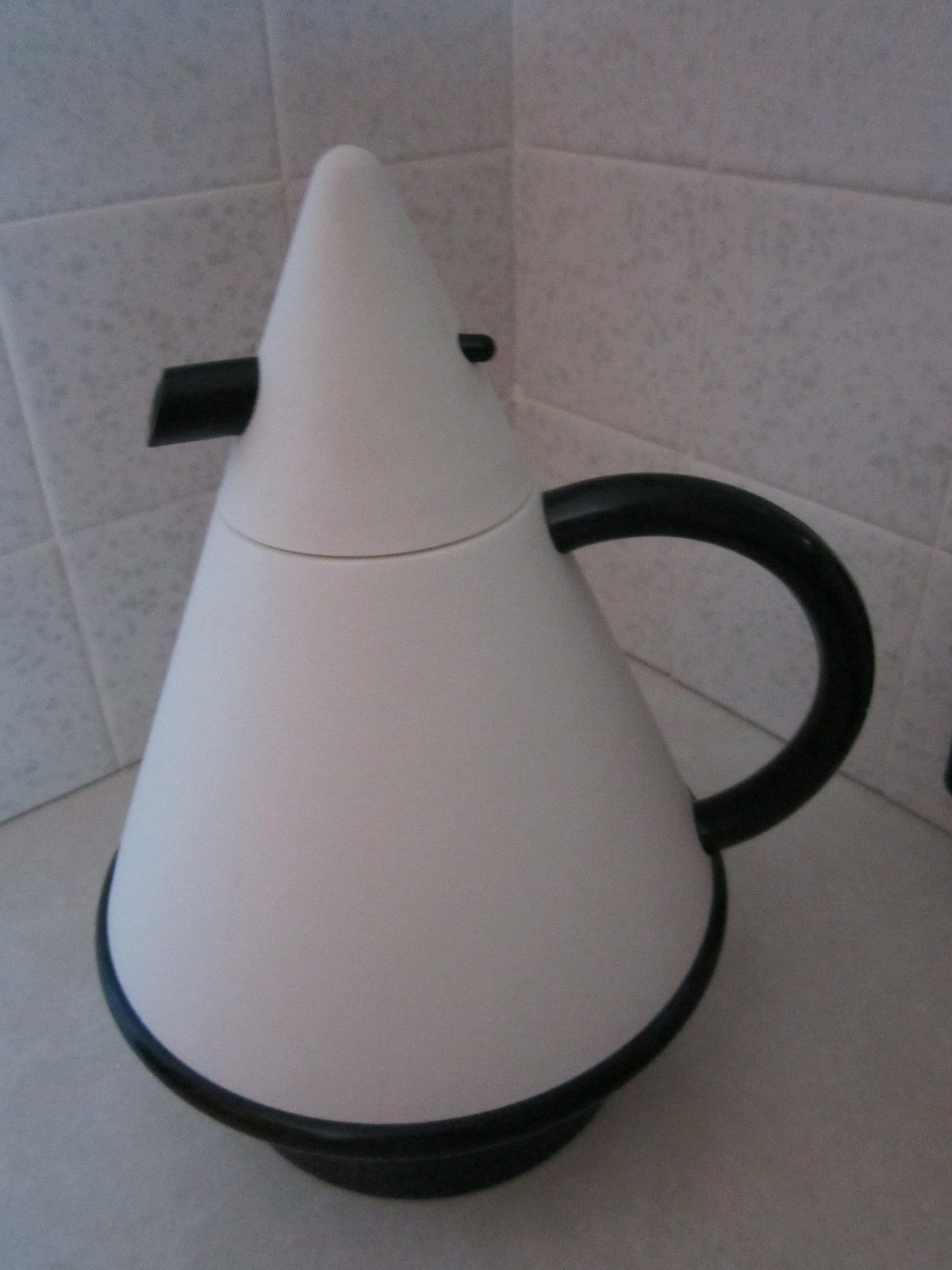 mid-century atomic style glass lined beverage/drink server unused