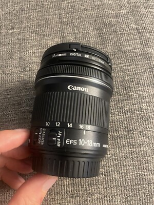 Canon EF-S 10-18mm f/4.5-5.6 is STM Lens, Lens Only