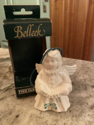Belleek Christmas ornament RETIRED #2261 Choir Angel Accordian Shamrock Irish
