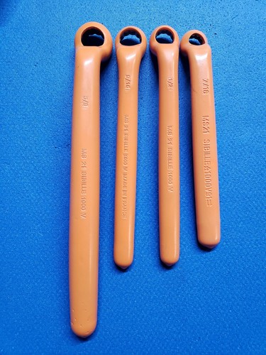 SIBILLE 1000v Insulated Wrench set 5/8, 9/16, 1/2, and 7/16.