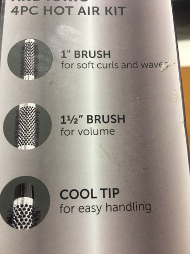 Revlon 2-IN-1 Ceramic And Ionic 4 Piece Hair Kit Brand New