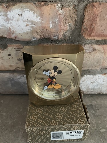 disney mickey mouse seiko alarm clock vintage