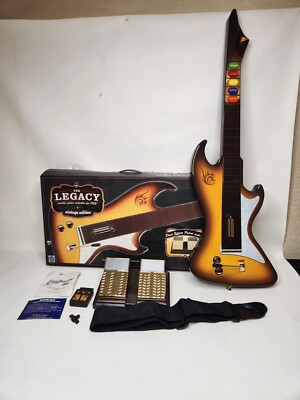 React Legacy RT696P Wireless Guitar Hero PS2 Controller With Dongle And Pedal 