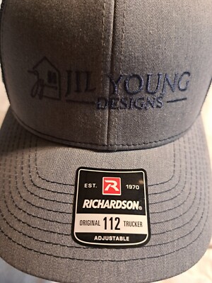 Jil Young Designs Hat Strapback Mesh Blue Gray