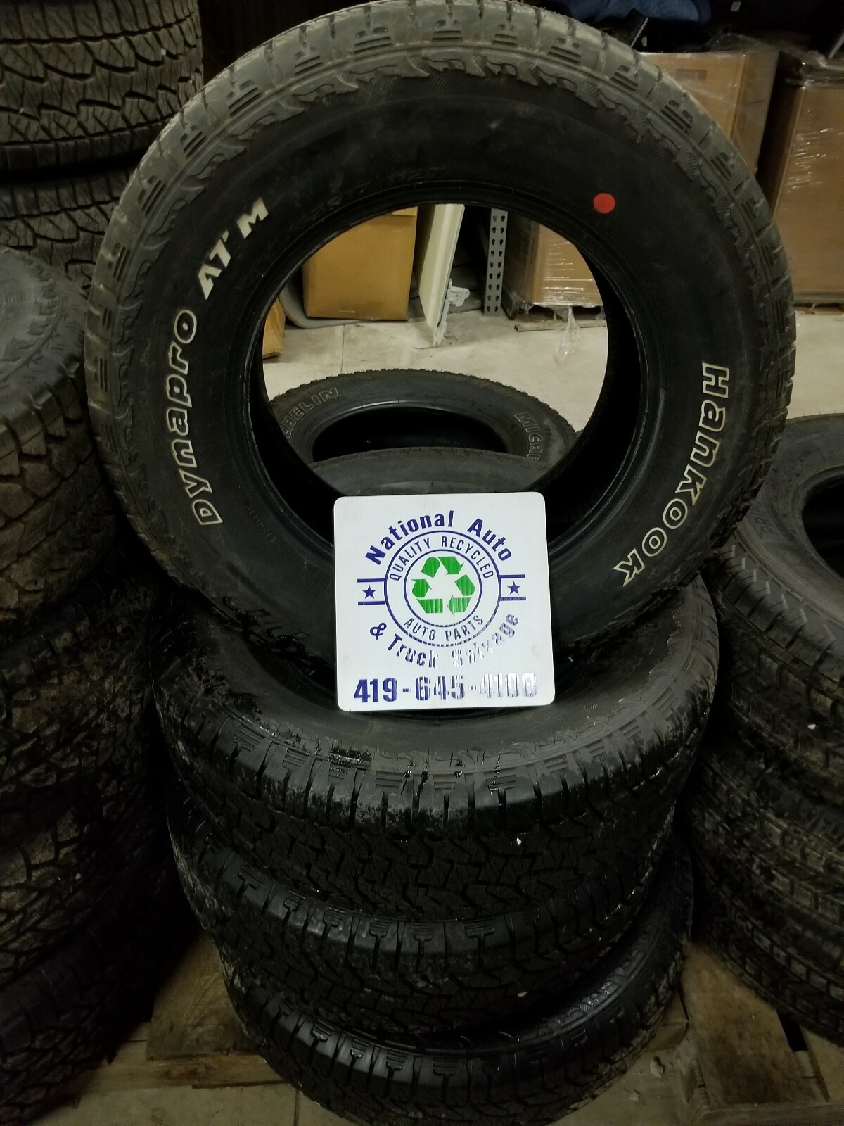 Hankook Dynapro Atm Rf10 265/65r17 112t Wl (4 Tires) Used for sale in