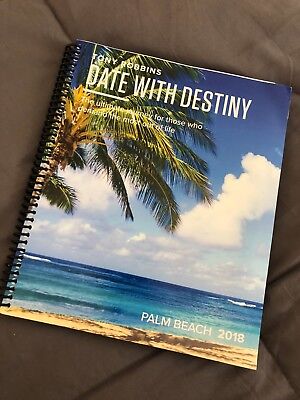 Tony Robbins Date with Destiny Workbook Manual  - Brand New