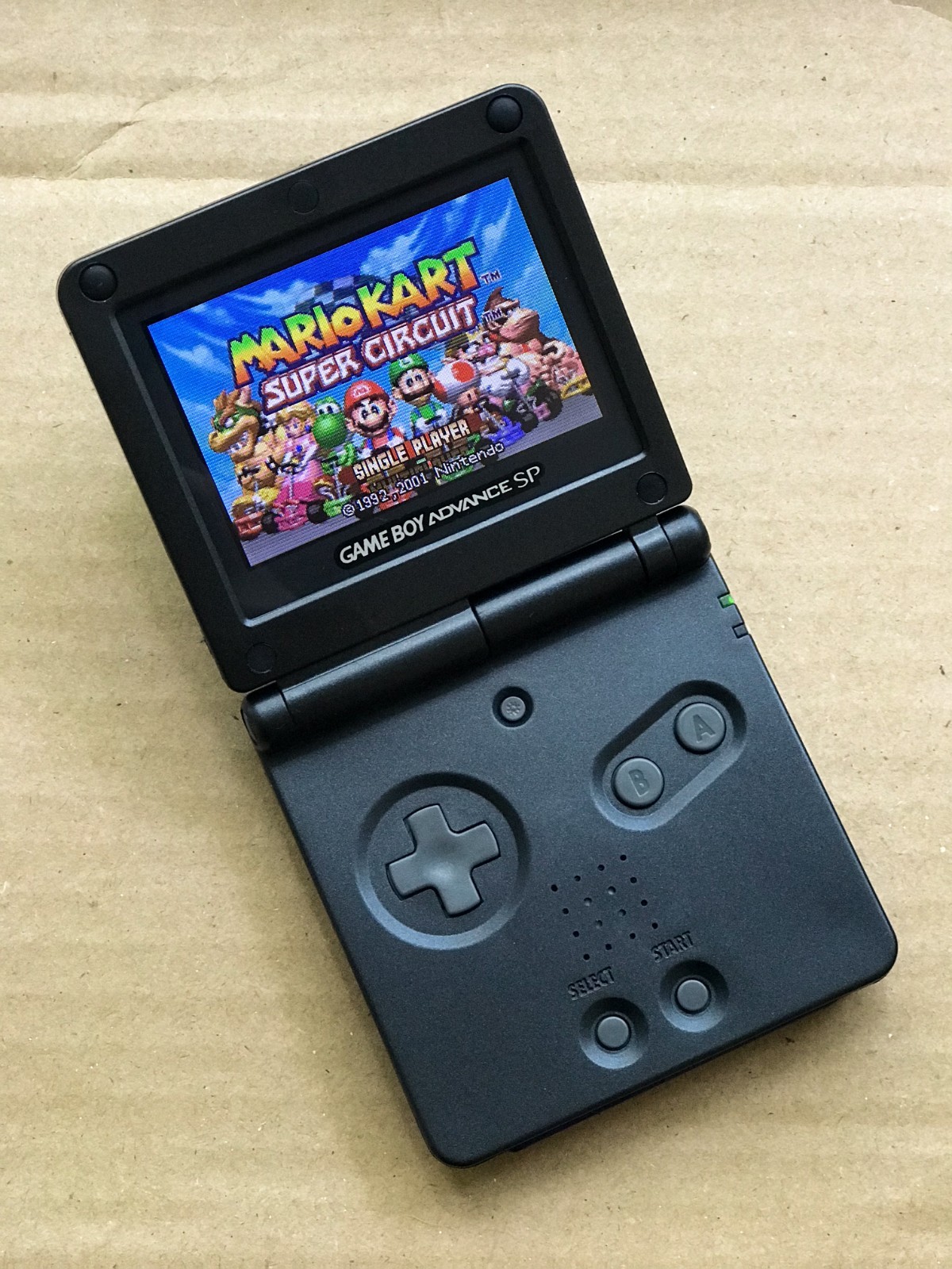 Advance Game Boy Nintendo SP - GBA System com: Silver : Console 0