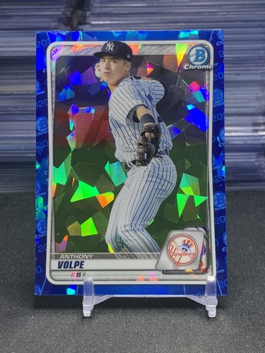 2020 Bowman Chrome Draft Sapphire Anthony Volpe BD-178 | eBay