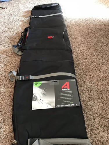 Athalon blue padded  single ski bag 190