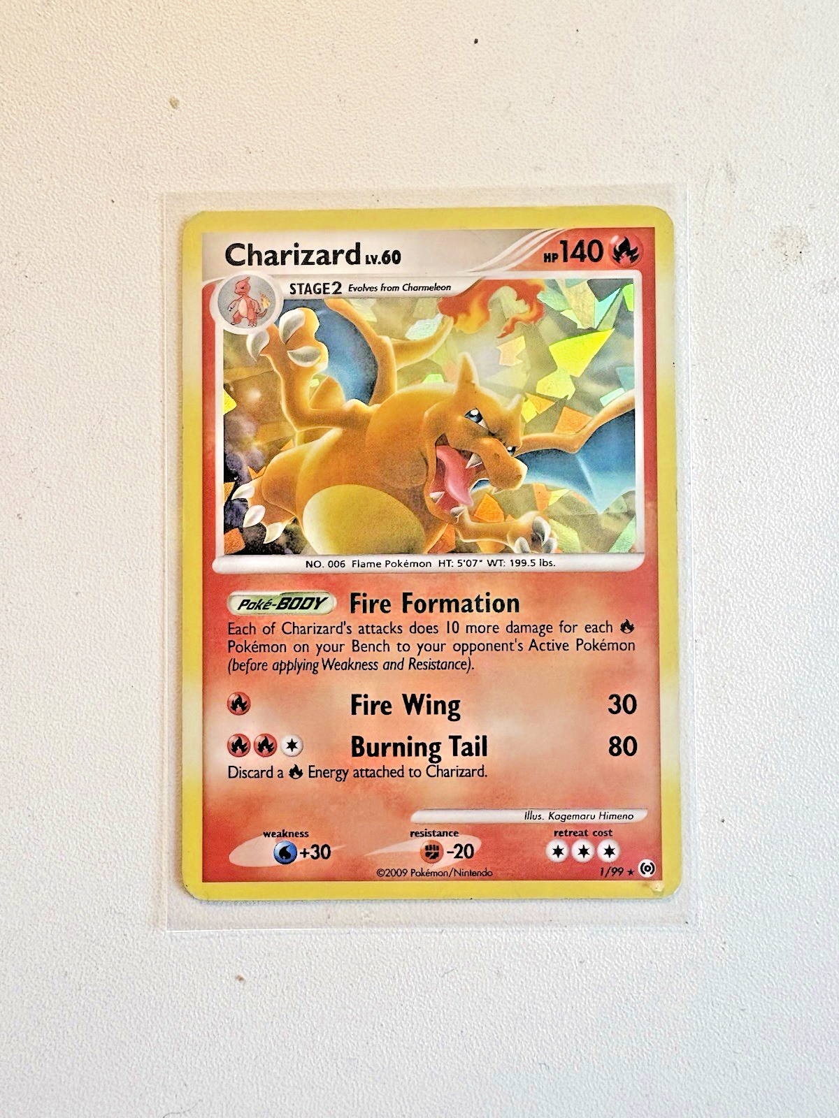 charizard lv 60 pokemon card Charizard LV.60 1/99 Cracked Ice Platinum: Arceus - Pokemon Holo Foil Nice!