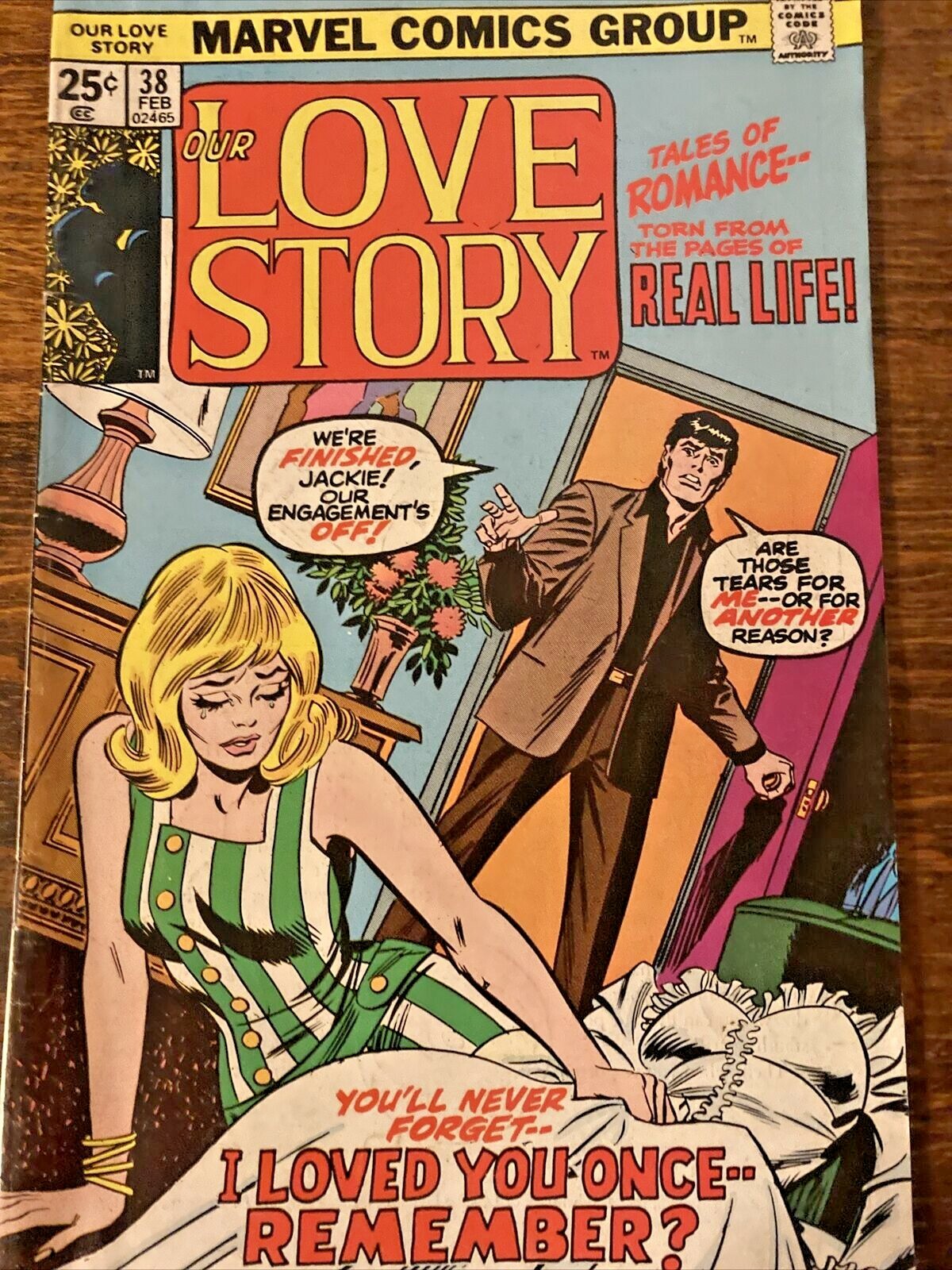 Our Love Story Vol 1 # 38 Feb - MARVEL COMICS GROUP I Loved You