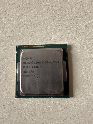 Intel Xeon E3-1231 V3 SR1R5 3.4GHz 8MB 4C LGA1150 Workstation CPU Processor 80W