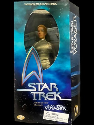 Rare SEVEN of NINE 12'' FIGURE VOYAGER WOMEN STAR TREK PLAYMATES 7 of 9 Jeri Ryan