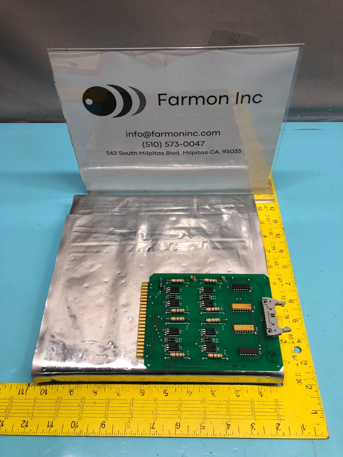 Electroglas 114824-001 28V Solenoid Drivers Assy Rev D, PCB, 162083