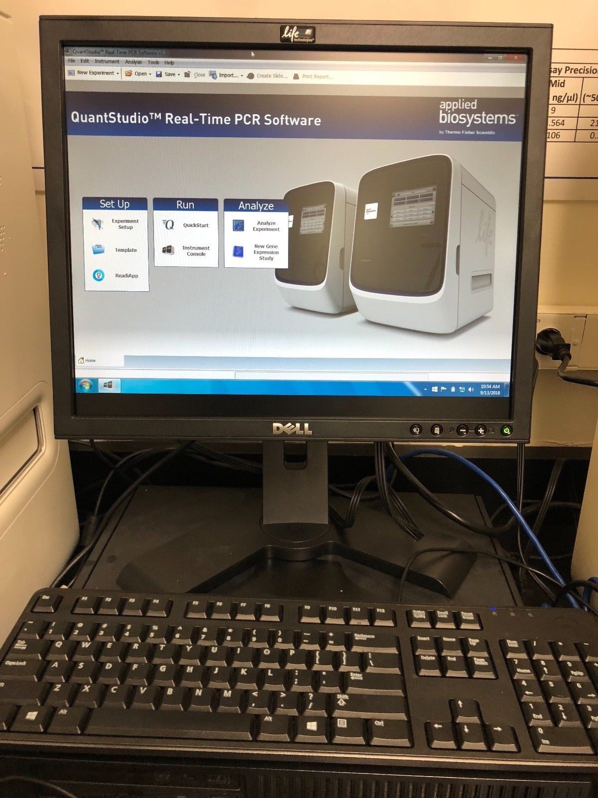 ABI QuantStudio 7 Real-Time PCR Complete System Year 2013-New Performance