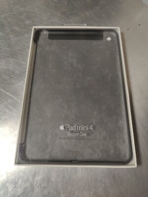 Apple MKLK2ZM/A iPad Mini 4 or 5 7.9'' Silicone Back Case Charcoal Gray Open Box