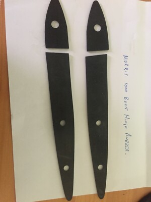 Pair Austin Morris Minor 1000 Rubber Boot Hinge Gaskets, 