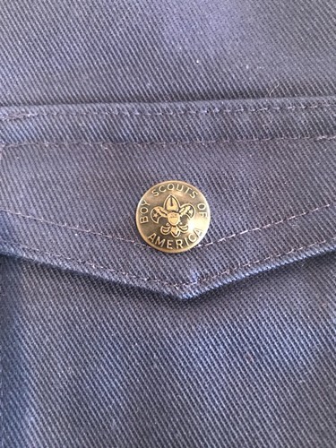 NWT Boy Scouts of America BSA Navy Blue Uniform Troop Camp Shorts - Size 12