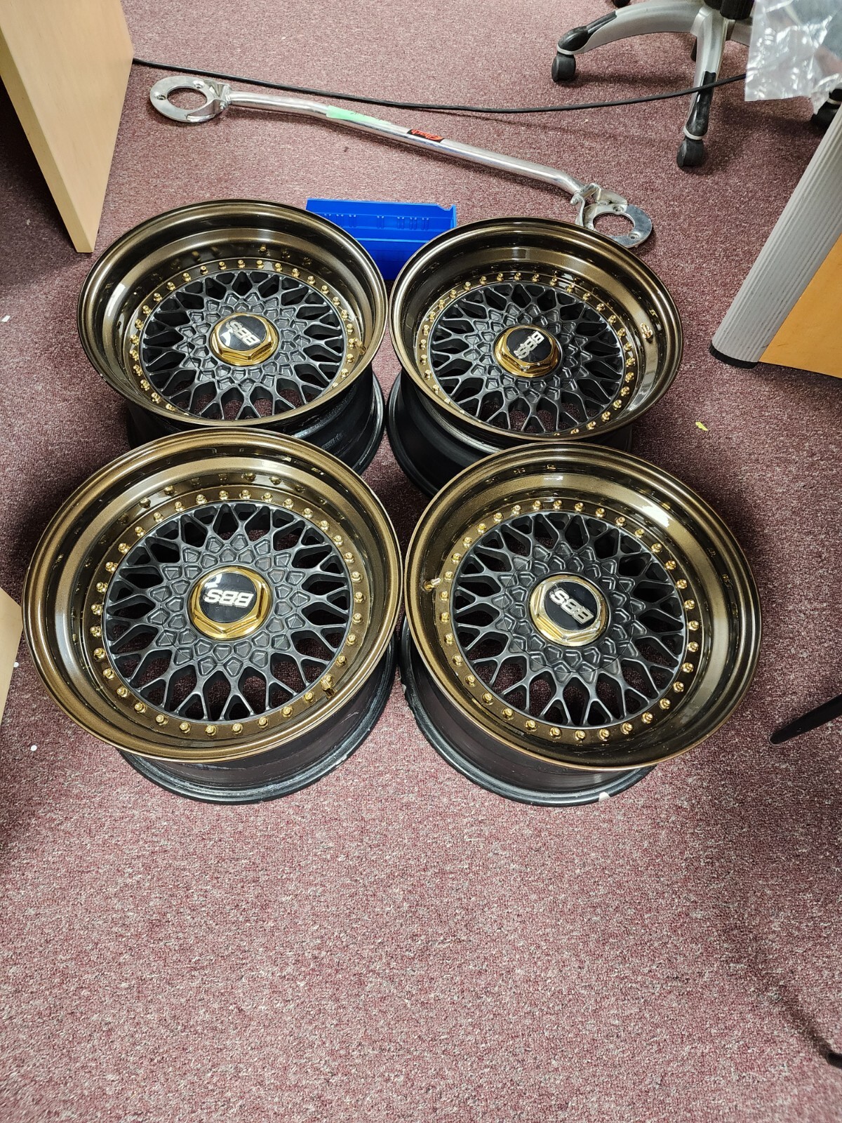 BBS RS243 16-7J 114.3 4H +33 中古品 4枚セット BBS RS243 16