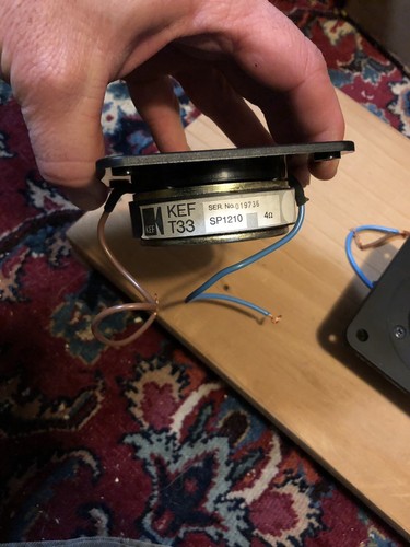 KEF T33 TS1210 tweeters pair from C80. Matched Set.