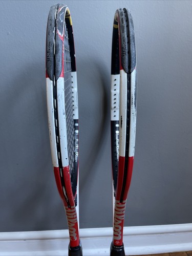 Two (2) Wilson Ncode Six One 95 (16x18) Grip 4 1/2