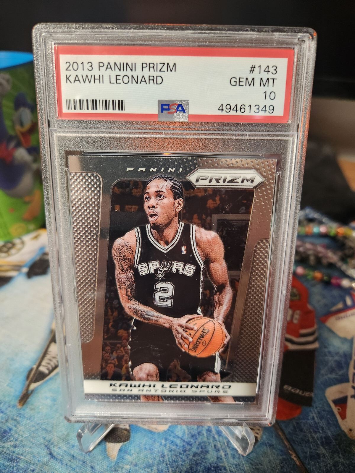 2013 Panini Prizm Kawhi Leonard #143 PSA 10 GEM DVS 3982 | eBay