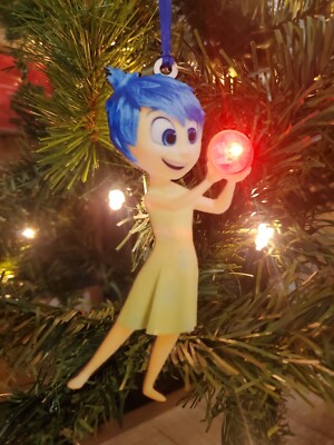 Disney Pixar Inside Out Joy Light Up Core Memory Keepsake Christmas Ornaments 