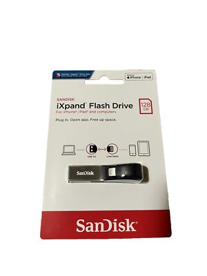 Sandisk iXpand Flash Drive 128 GB NEW iPhone iPad Computer