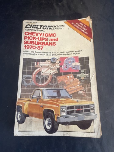 Chilton Repair Manual Chevy/GMC Pick-ups And Suburbans 1970