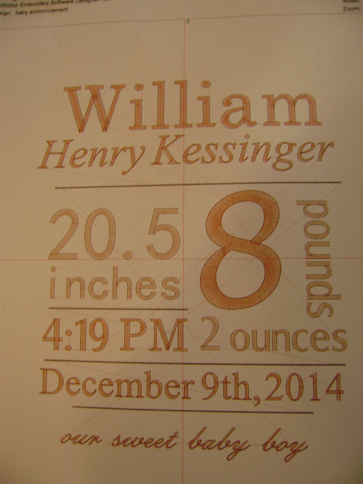 Suitable for framing embroidery personalized wall hanging, wedding, monograms...