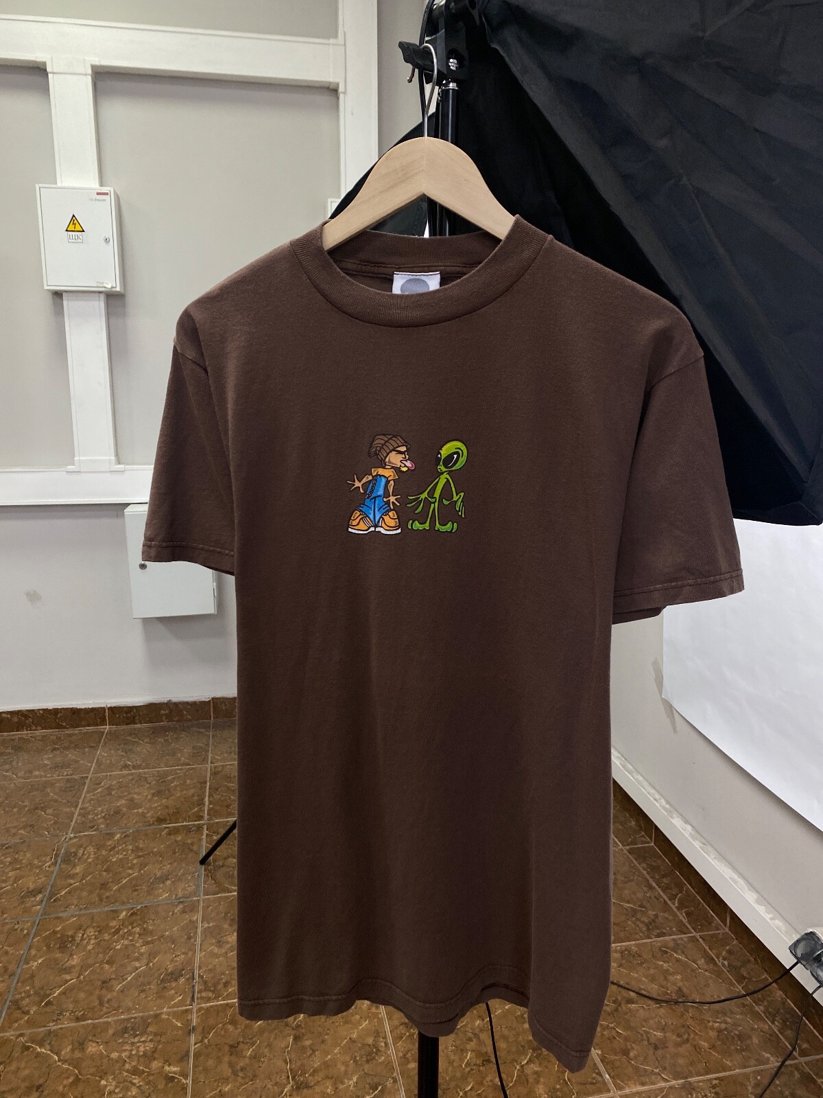 レア 90s JOURNEES old skate Tシャツ エイリアン レイヴ