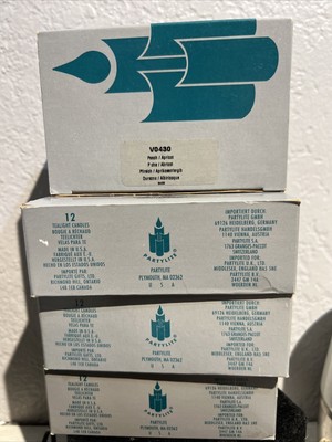 Partylite 4 Boxes Universal Tealight Candles 3 Peach And One Mix